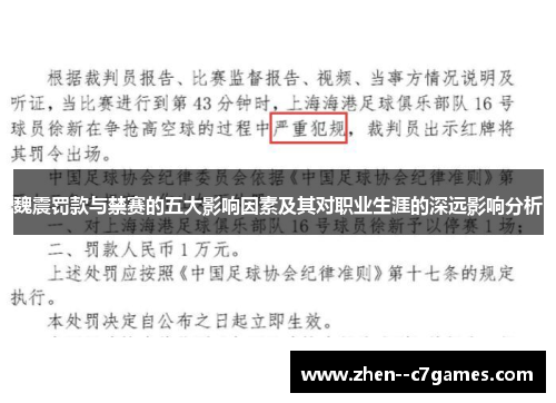 魏震罚款与禁赛的五大影响因素及其对职业生涯的深远影响分析 魏震罚款与禁赛的五大影响因素及其对职业生涯的深远影响分析